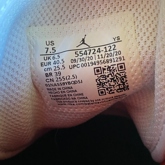 Air Jordan 1 Mid 'Black Gym Red' 554724-122 - Picture 9 of 12